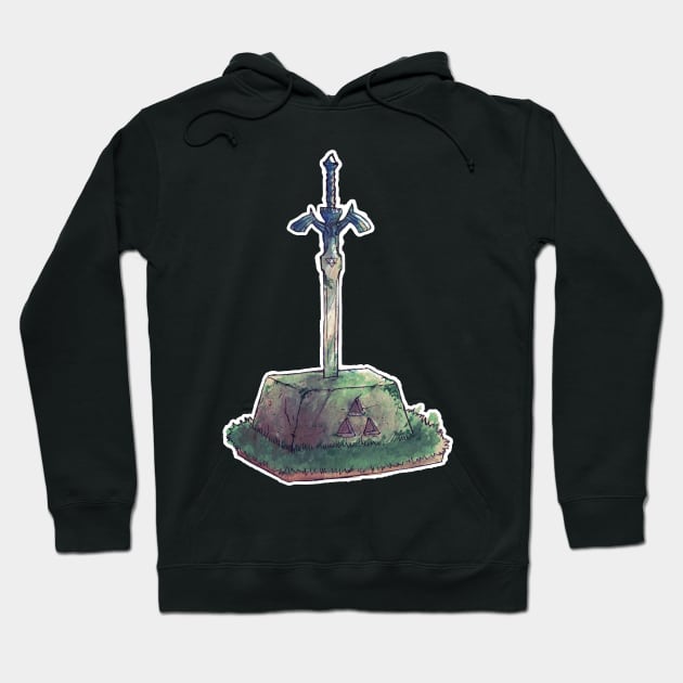 Sword in Stone Hoodie by Schpog